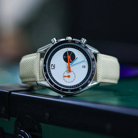 CHRONIX Heritage Solo 38 — Ivory / Cream Leather