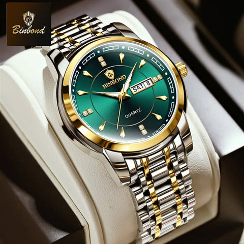 CHRONIX Aurelius Jade 40 — Jade Green / Two-Tone Gold