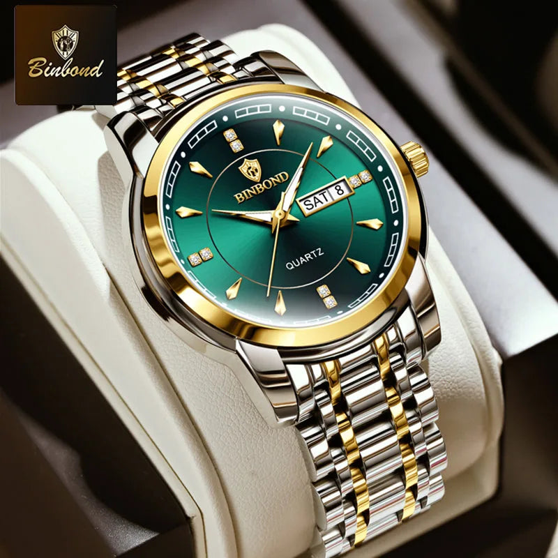 CHRONIX Aurelius Jade 40 — Jade Green / Two-Tone Gold