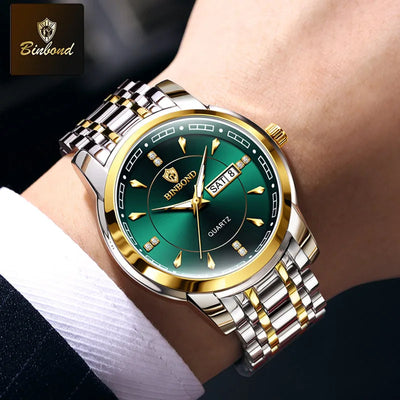 Aurelius Jade 40 — Jade Green / Two-Tone Gold