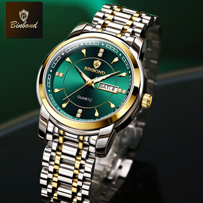 Aurelius Jade 40 — Jade Green / Two-Tone Gold
