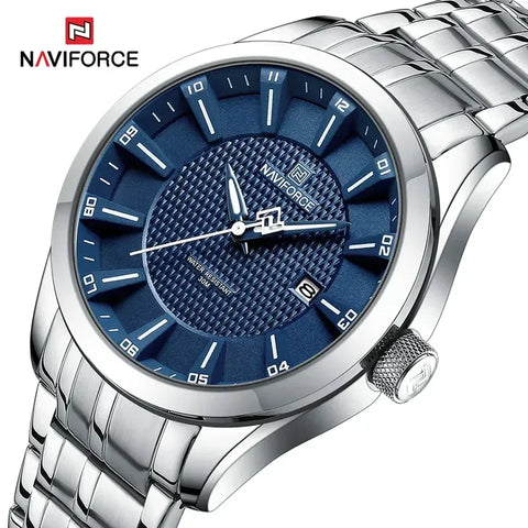 CHRONIX Aurelius Marina 40 — Silver / Navy Weave