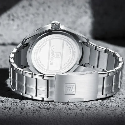Aurelius Marina 40 — Silver / Navy Weave