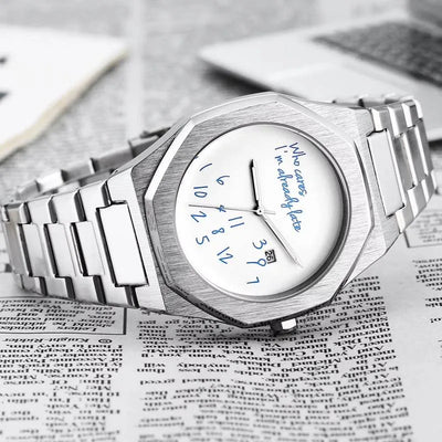 Aurelius Octa 40 — Porcelain White / Steel