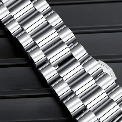 Aurelius President 40 — Jade / Fluted Steel