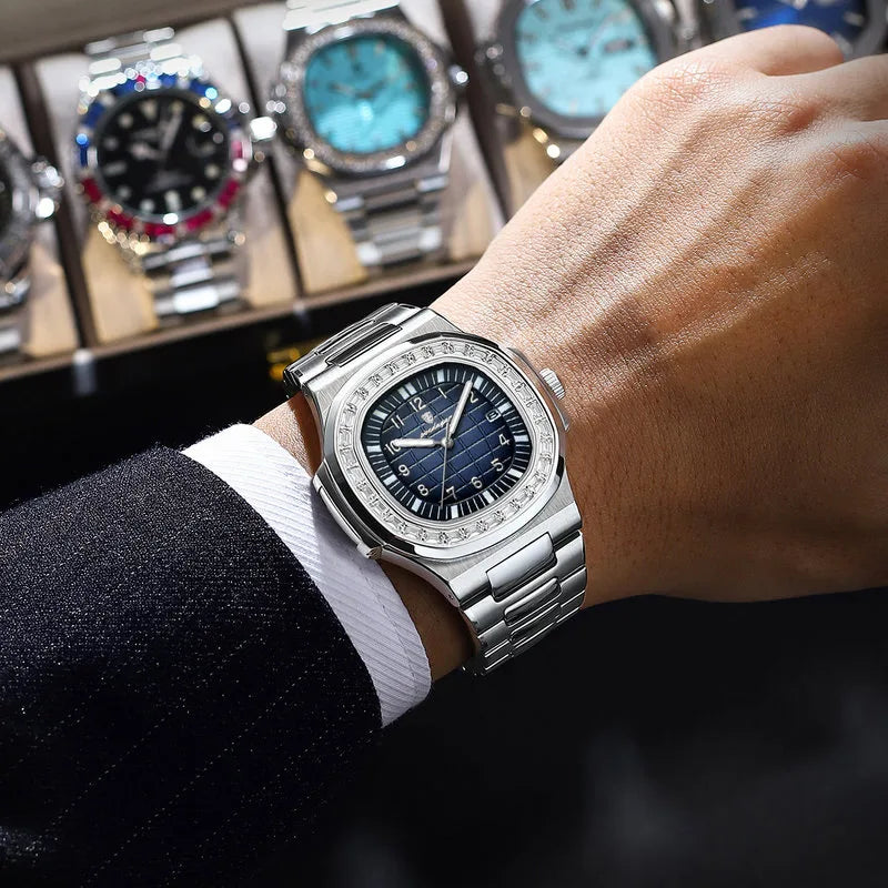 CHRONIX Aurelius Quadra 40 — Azure Gradient / Steel
