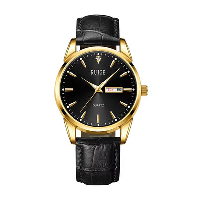 Aurelius Regent 40 — Sapphire Blue / Gold Case / Brown Leather