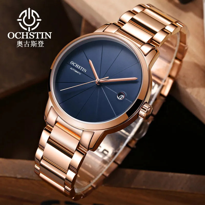 CHRONIX Aurelius Rosé 36 — Rose Gold / Marine