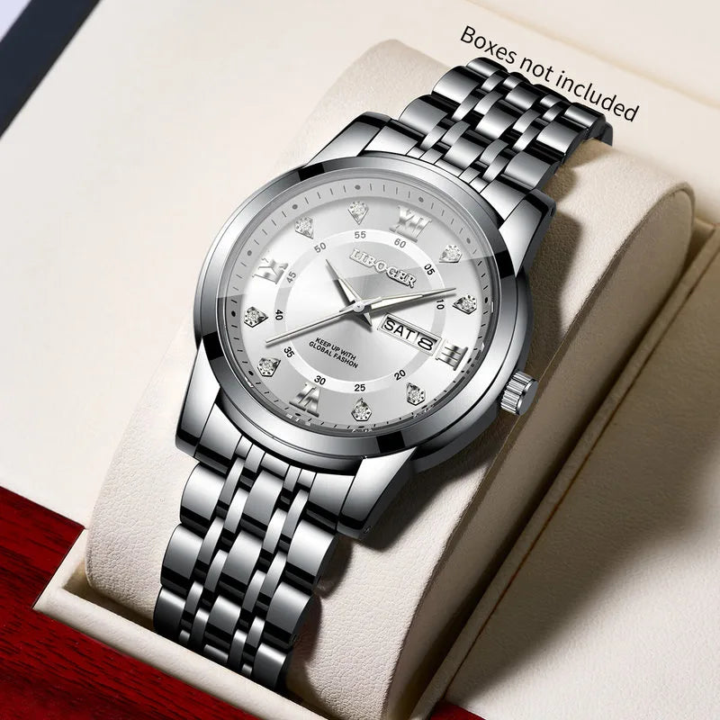 CHRONIX Celeste Radiance 36 — Silver / Crystal Markers