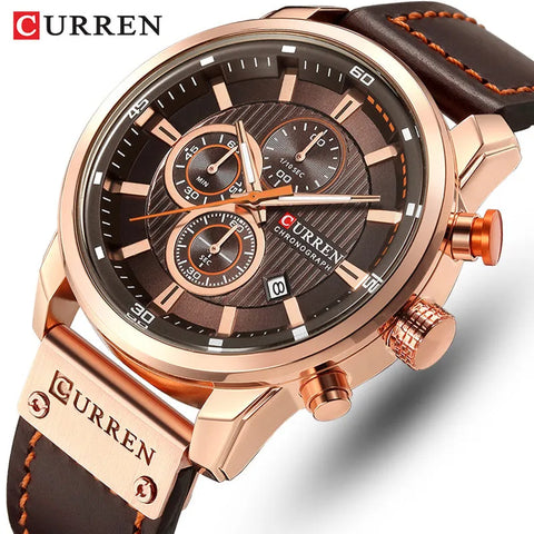 CHRONIX Meridian Heritage Chrono — Rose Gold / Espresso