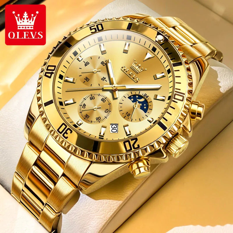 CHRONIX Imperium Dynasty Chrono — Champagne Gold / Moonphase