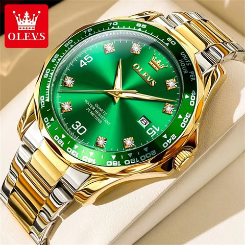 CHRONIX Imperium Empire 41 — Emerald / Gold Fluted