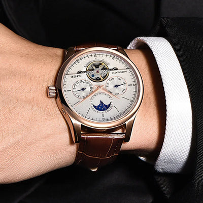 Imperium Lunar Auto — Rose Gold / Ivory Moonphase