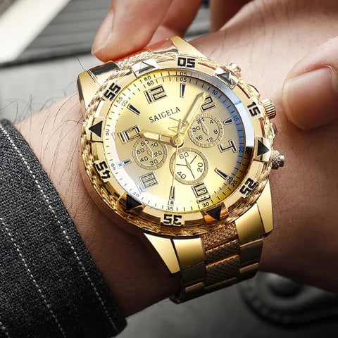 CHRONIX Imperium Midas 40 — Full Gold / Numeral Dial