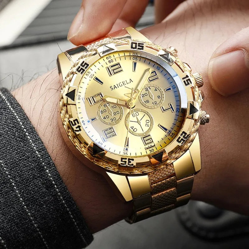 CHRONIX Imperium Midas 40 — Full Gold / Numeral Dial