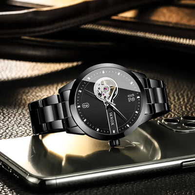 Imperium Noctis Auto — Black / Steel Open-Heart