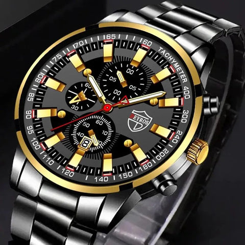 CHRONIX Imperium Onyx 42 — Black / Gold Detailing