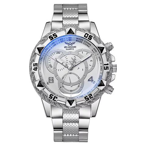 CHRONIX Imperium Prism 45 — Steel / Blue-Fire Crystal