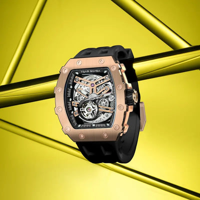 Imperium Tonneau Auto — Rose Gold Skeleton / Black