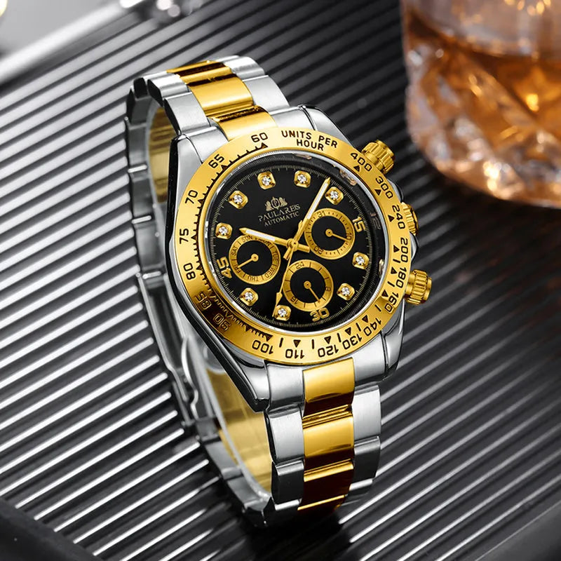 CHRONIX Meridian Racer 40 — Two-Tone Gold / Onyx