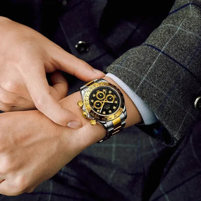 Meridian Racer 40 — Two-Tone Gold / Onyx