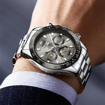 Meridian Lunar Panda — Slate Panda / Moonphase / Steel