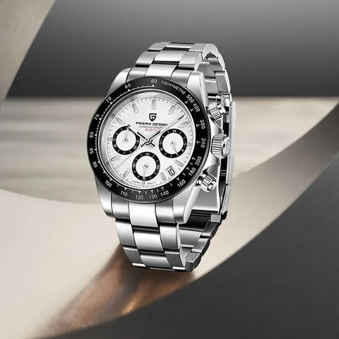 CHRONIX Meridian Podium — Panda White / Steel
