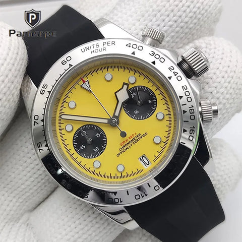 CHRONIX Meridian Solare — Solar Yellow Panda / Rubber