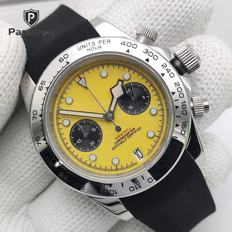 CHRONIX Meridian Solare — Solar Yellow Panda / Rubber