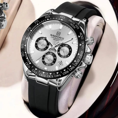 CHRONIX Meridian Velocita — Panda Silver / Black Rubber