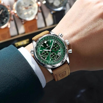 Meridian Verde — Racing Green / Tan Suede