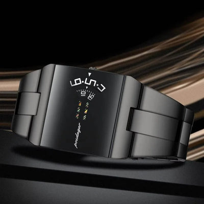 Tactix Cipher — Black Steel / LED Matrix