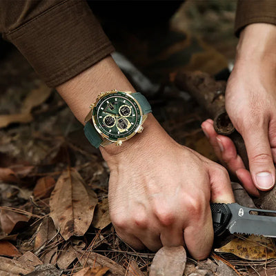 Tactix Expedition — Gold & Forest Green