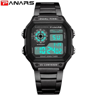 Tactix Retro 38 — Gold Steel Digital