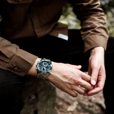 Vanguard Dual 44 — Steel / Green
