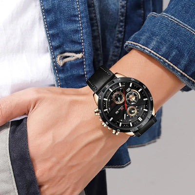 Vanguard Apex 46 — Noir / Black Leather