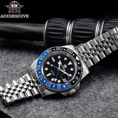 Vanguard Voyager GMT — Dual-Colour Bezel / Jubilee