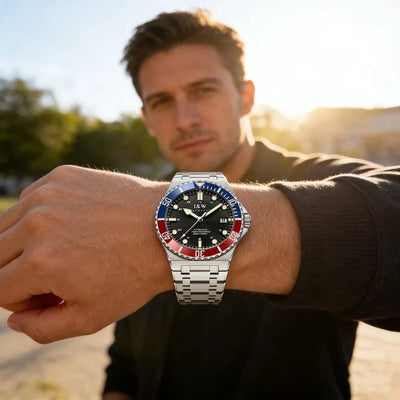 Vanguard Sub 300 — Pepsi Bezel / Black